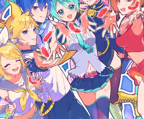 全身ポーズ立ち絵を描きます キャッチーでかわいいポーズを描きます！ イメージ1