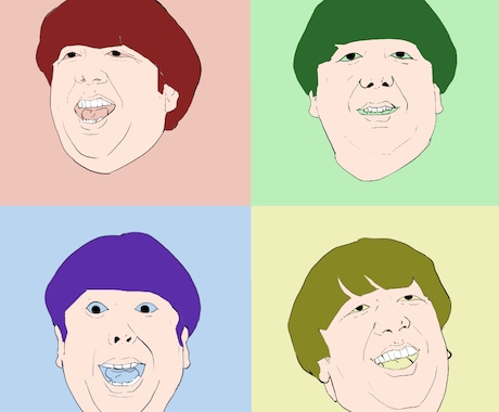 SNS用、アイコン（似顔絵）を制作します イメージ1