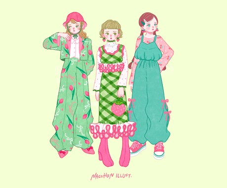 やわらかくちょっぴり個性光る人物イラスト制作します アイコンやサムネイルなど人物をメインにお描きします！ イメージ1