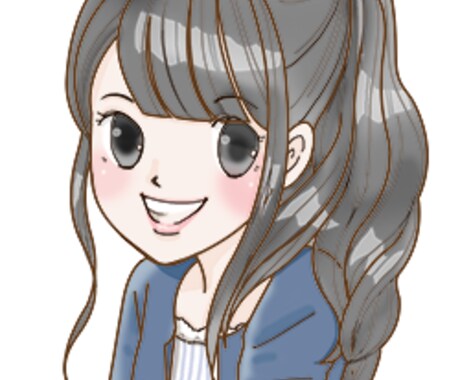 SNS 向けかわいいプロフィール画像制作いたします 女性向けのかわいいイラストアイコンでSNSを楽しもう♪ イメージ1