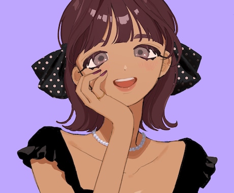 先着3名限定3000円！女の子のイラスト描きます アイコンとして使える、トレンド感のあるイラストを制作します！ イメージ2
