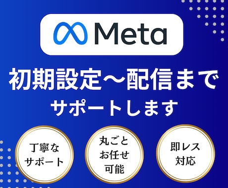 Facebook/Instagram広告設定します Meta/インスタグラム/フェイスブック/コンバージョン イメージ1
