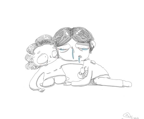 少しダークにイラスト描きます 挿絵、待ち受け、インテリアとしておすすめ⭐️ イメージ2