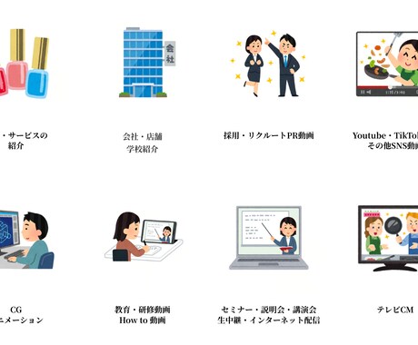 会社PR・動画広告を企画・撮影・制作いたします 【無料】で企画構成案・お見積もり・サンプル動画をご提供 イメージ2