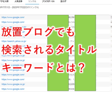 SEOに効くタイトル・構成　①②④を考えます ☆　検索され、実績も載せてます！なぜ？知りたくないですか？ イメージ1