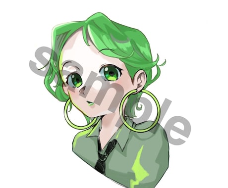 あなたのアイコンをかわいく描きます SNSなどでご利用いただけるアイコンをバストアップで！ イメージ1