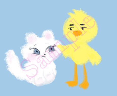 ゆるかわイラスト描きます ゆるかわいいイラストをお求めの方必見です イメージ2