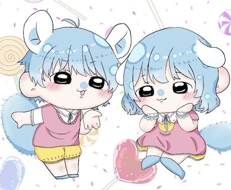 世界でたった1つ！オリジナルアイコンを描きます ｢好き｣を詰め込んだ、自分だけのキャラクターを作りませんか？ イメージ1