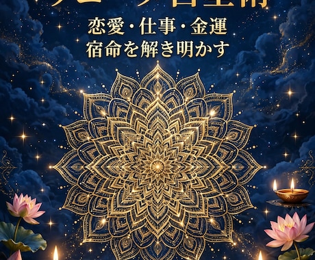 本場インドのヴェーダ占星術で占いますます 恋愛・仕事・金運 あなたの宿命を解き明かす イメージ1
