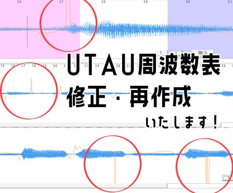 UTAU音源の周波数表直します UTAU音源制作者向け！いろんな周波数表を直します！ イメージ1