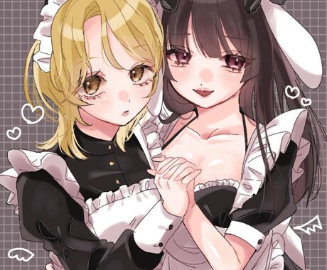 SNS用アイコン描きます 女の子のコテキャ描かせてください！ イメージ2