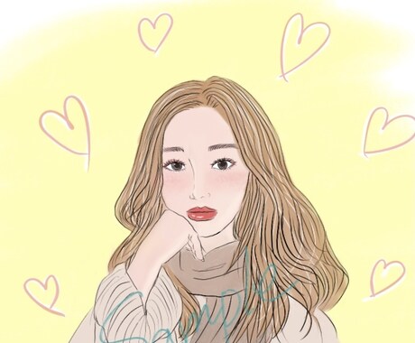 おしゃれな似顔絵、SNSアイコン描きます 似顔絵イラストで個性的なアイコンにしたい方へ イメージ2