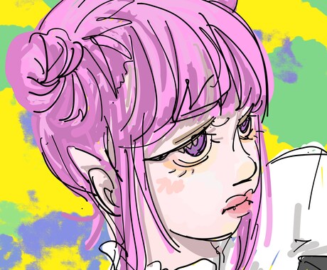 アイコンなどなど描きます みなさんのオリジナルキャラなど、出力いたします(*´-`) イメージ1