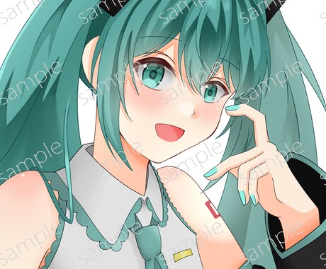 可愛いもかっこいいも理想の女の子を描きあげます 商用利用可！SNS用アイコン、1枚絵等おまかせください！ イメージ2