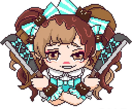 可愛いドット絵アイコン描きます 似顔絵、オリキャラ、SNS用など、まずはご相談ください！ イメージ1