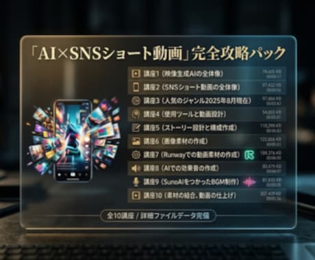 動画教材　初心者歓迎！AI動画制作教えます 専門スキル不要、AIを味方につけて次世代の動画表現を！ イメージ1