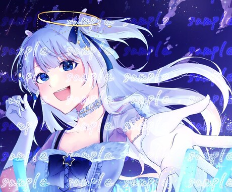 キラキラした可愛いイラストを描きます 可愛くて目を惹くイラストをお求めの方は是非！ イメージ2