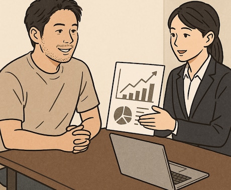 富裕層、超富裕層への営業をサポートします 実際に面談し、あなたの強みや改善点をフィードバック イメージ2