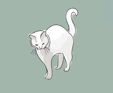 あなたの撮った写真から愛猫のイラストを描きます 愛猫のイラストをアイコンにしませんか？ イメージ1