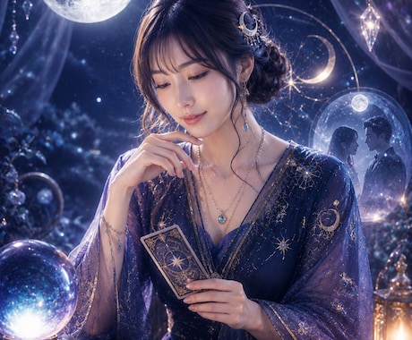 夜の月光で彼の気持ちを読みます 不安で眠れない夜に心の問に届ける イメージ1