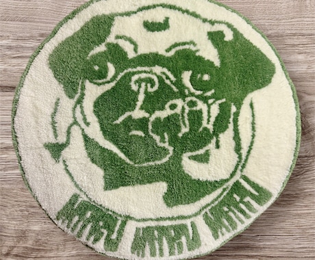 うちの子、ラグにできます インテリア、記念品、プレゼントや記念品に最適！ イメージ2