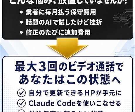 知識なくてもOK！オリジナルHPの公開まで教えます Claude Code対応！マンツーマンサポート講義資料あり イメージ2