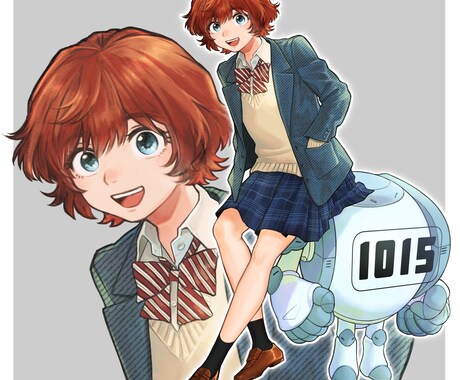 一律料金！サクッと立ち絵制作いたします 現役漫画家クオリティ！立ち絵を簡単にご依頼いただけます！ イメージ1