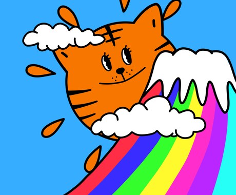 ゆるっとカラフルなアイコン描きます 個性的なアイコンで会社や学校で目立っちゃおー！ イメージ2