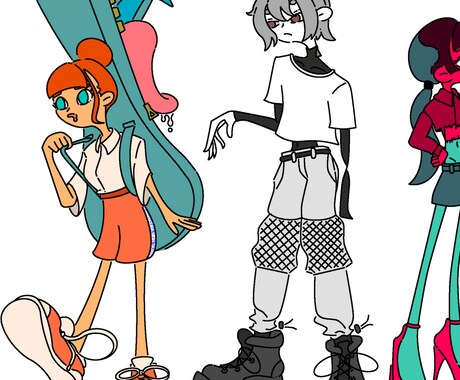 TRPGセッションなどの立ち絵を制作します TRPGセッションやゲームキャラなどの立ち絵を制作します。 イメージ2