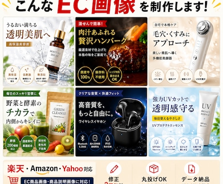 売れるEC商品画像を制作します 楽天・Amazon・Yahoo対応◎ 伝わる商品画像を制作！ イメージ2