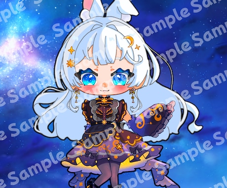 IRIAM等配信で使えるSDイラストを描きます 配信でSDを使いたい方へ、あなた様のイラストを描きます イメージ2