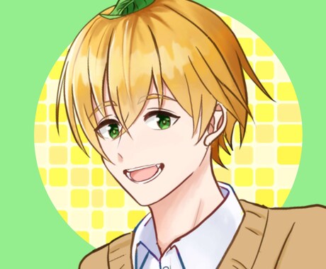 SNSでご使用できるアイコンイラストをお描きします アニメ調の可愛い系の絵柄です。 イメージ1