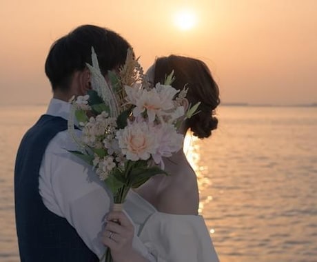 おふたりの想い出に残る前撮り写真を撮影します ウェルカムボードに使えるお写真と動画も合わせて撮影できます。 イメージ1