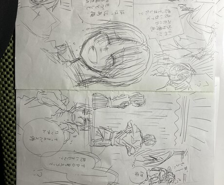 あなたの書いてみたい話を漫画ネームにします 話あい提案時よりもキャラクターを理解して面白いネームに！ イメージ2