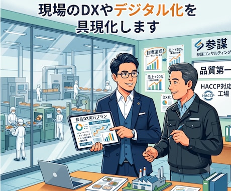 御社のコンサル提案に具体的なデジタル化提案出来ます QRコード活用によるQR動画教育、フードディフェンス出来ます イメージ1