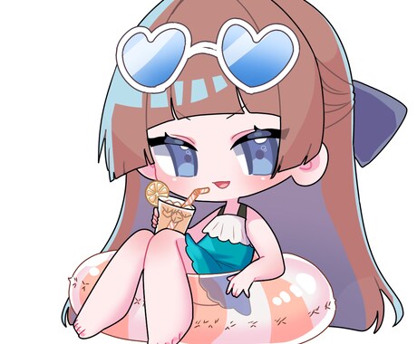 可愛いデフォルメキャラ描きます グッズなどで使用できるイラストを納品させていただきます イメージ2