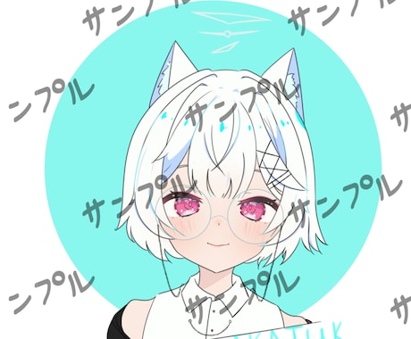 VRCユーザー向けキャラクターアイコンを作成します VRCユーザー向けキャラクターアイコン イメージ2