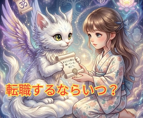 転職するならいつ？運気と成功のタイミングを占います 今の仕事を続けても幸せになれる？本当の転機を知る鑑定 イメージ1