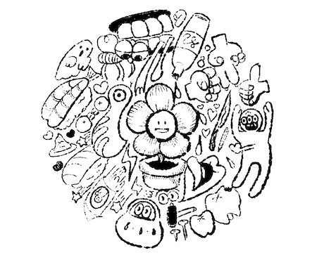 ポップな手描きイラスト描きます イメージ1