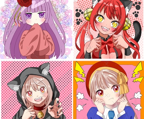 アイコンイラスト描きます 可愛いアイコンイラスト描きます イメージ1