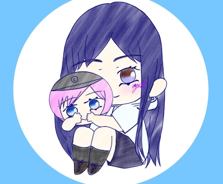 かわいいイラスト制作します 正方形イラスト短時間で納品、ミニキャライラスト最短最安値 イメージ1