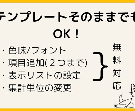 使いやすい在庫管理表、作成します 集計方法、見た目、項目など、カスタマイズ可能です！ イメージ2