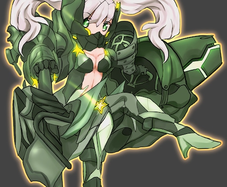 アイコンイラストでます アイコンやヘーダーメカ少女から〜武装少女まで描きます〜！！ イメージ2