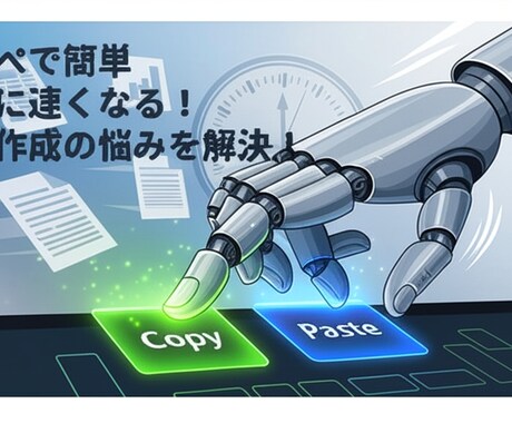 AIドキュメント作成ツール　仕事の悩みを解決します 「AIの使い方が分からない」は終わり。あなたの働き方を変える イメージ1