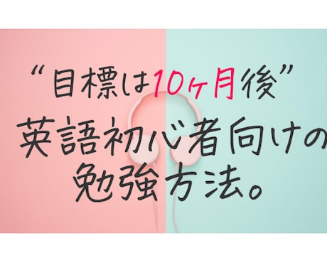 現役英語アドバイザーが英語の学習方法を教えます ＊英会話初心者「個別に最適学習プランを提案」 イメージ1