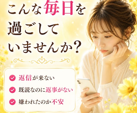 相手の本音と恋の行方を霊視で深く読み解きます 今の気持ち・連絡がない原因・未来まで丁寧にお伝えします イメージ2