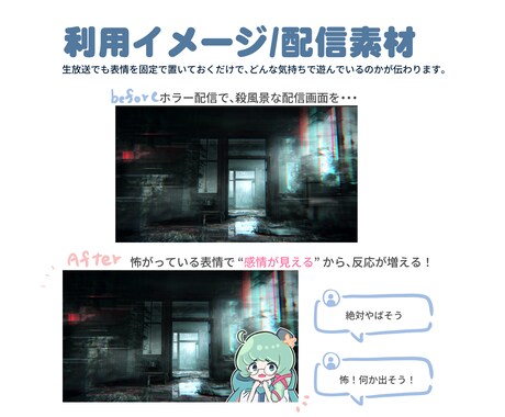 商用ok! 感情が見えるSDイラストを作ります 表情豊かなキャラクターで配信・SNSの反応を変えませんか？ イメージ2