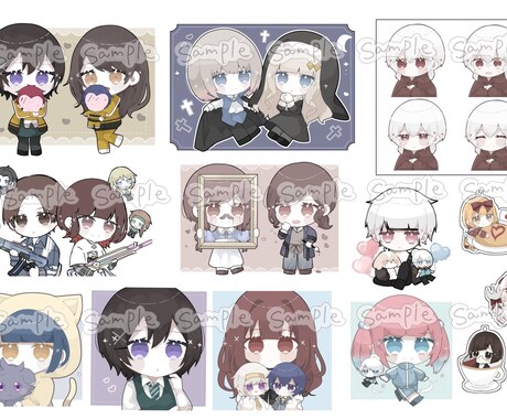 可愛いデフォルメイラストを描きます スタンプや立ち絵、アイコン絵などお任せ下さい！ イメージ2