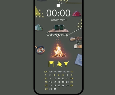 スマホ用壁紙作成致します あなただけのオンリーワンな壁紙つくりましょ イメージ2