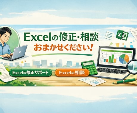 Excel資料作成・修正代行を行います プロマネ視点で、初心者でも使えるExcel資料に整えます イメージ1